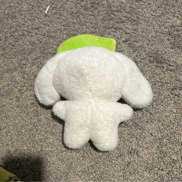 Disney White and Lime Green Plush Character - Picture 2 of 2
